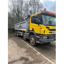 2014 SCANIA P410 Tipper 8x4 euro 6